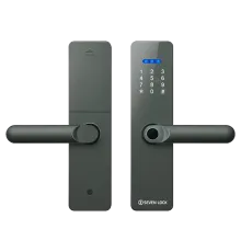 SEVEN LOCK SL-7740BF grey (врізна частина 5050) Розумний дверний біометричний замок