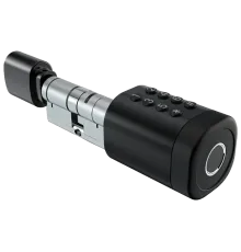 SEVEN LOCK SL-7774BF black (35-90мм) (циліндр) Біометричний замок