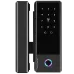SEVEN LOCK SL-7776BF black Розумний біометричний замок на скляні двері