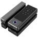 SEVEN LOCK SL-7776BF black Розумний біометричний замок на скляні двері