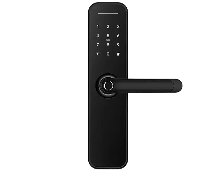SEVEN LOCK SL-7766BF black (без врізної частини) Розумний дверний біометричний замок