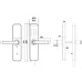 SEVEN LOCK SL-7766BF black (без врізної частини) Розумний дверний біометричний замок