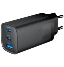 Gembird TA-UC-PDQC65-01-BK (USB Type A + USB Type C) Мережевий зарядний пристрій