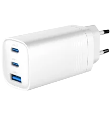Gembird TA-UC-PDQC65-01-W (USB Type A + USB Type C) Мережевий зарядний пристрій