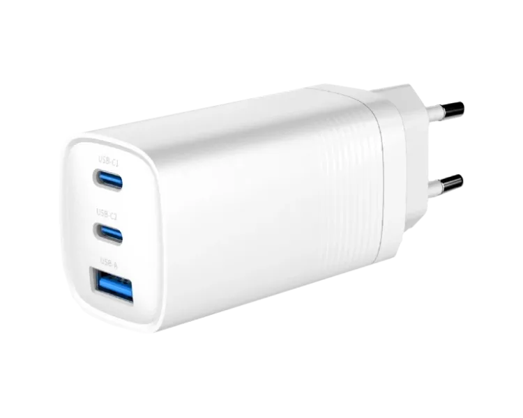 Gembird TA-UC-PDQC65-01-W (USB Type A + USB Type C) Мережевий зарядний пристрій