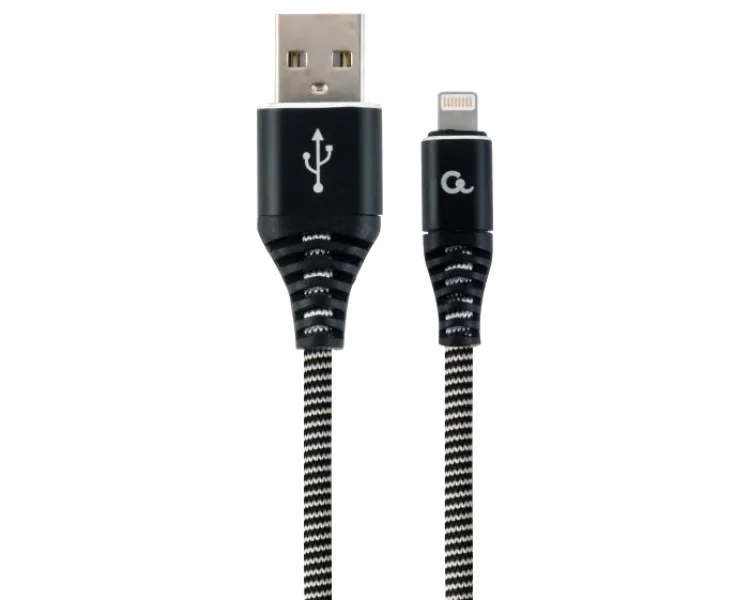 Cablexpert CC-USB2B-AMLM-2M-BW USB 2.0/Lightning 2м Кабель
