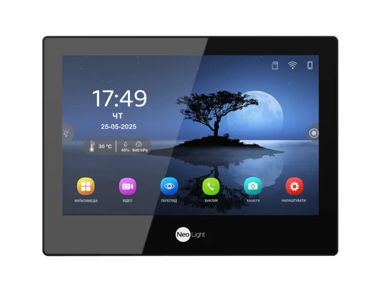 Neolight ALPHA Hybrid black Відеодомофон
