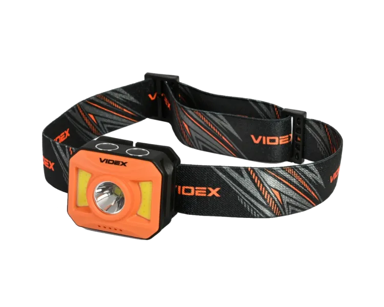 VIDEX VLF-H085-OR 400Lm 5000K Налобний світлодіодний ліхтарик