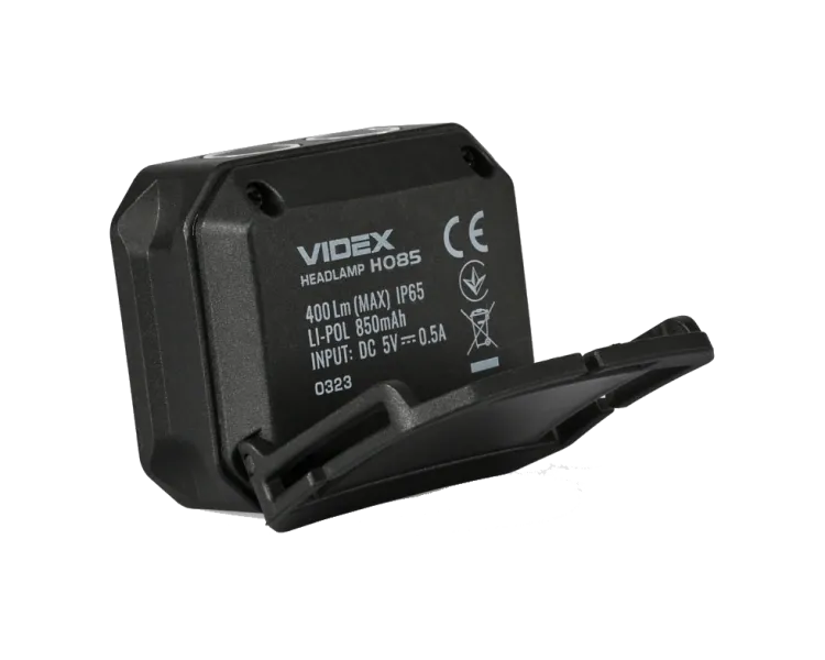 VIDEX VLF-H085-OR 400Lm 5000K Налобний світлодіодний ліхтарик