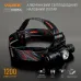 VIDEX VLF-H065A 1200Lm 5000K Налобний світлодіодний ліхтарик