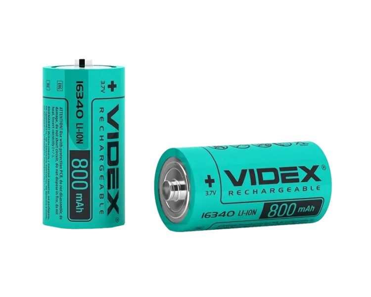 Videx Li-Ion 16340 800mAh Аккумулятор