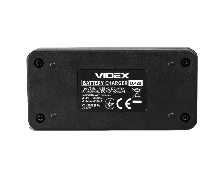 Videx VCH-LC420 Зарядний пристрій