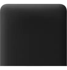Ajax SideButton (1-gang) black vertical Кнопка