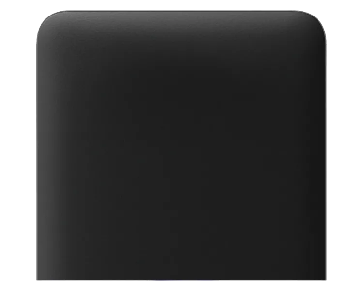 Ajax SideButton (1-gang) black vertical Кнопка