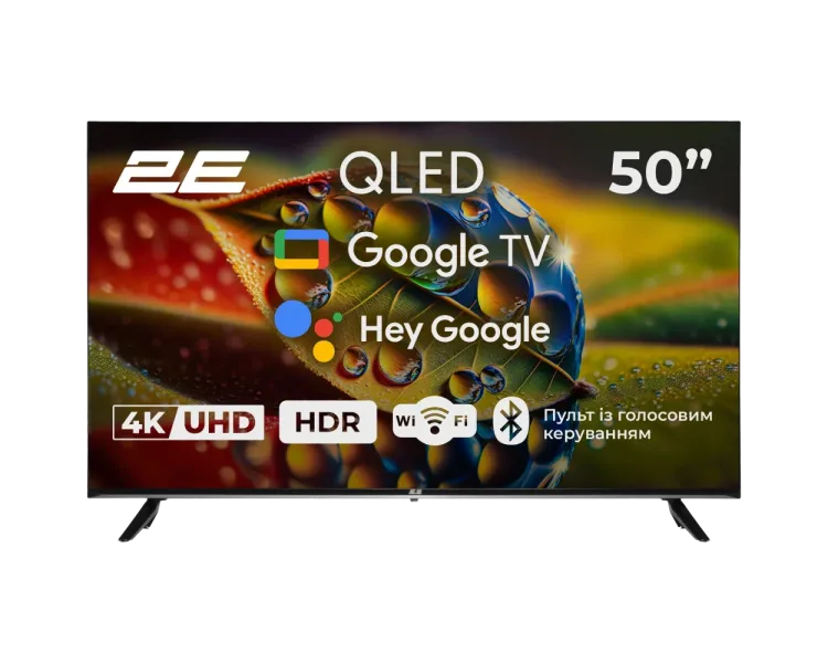 2E 50A77Q 50" дюймів 3840x2160 QLED Google TV Телевізор