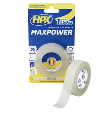 MAXPOWER HT1905 19мм х 5м Стрічка двохстороння