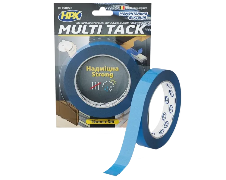 HPX MTT1905 MULTI TACK 19мм х 5м Стрічка двохстороння
