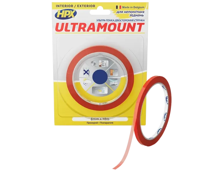 HPX UM0610 ULTRA MOUNT 6мм х 10м Стрічка двохстороння