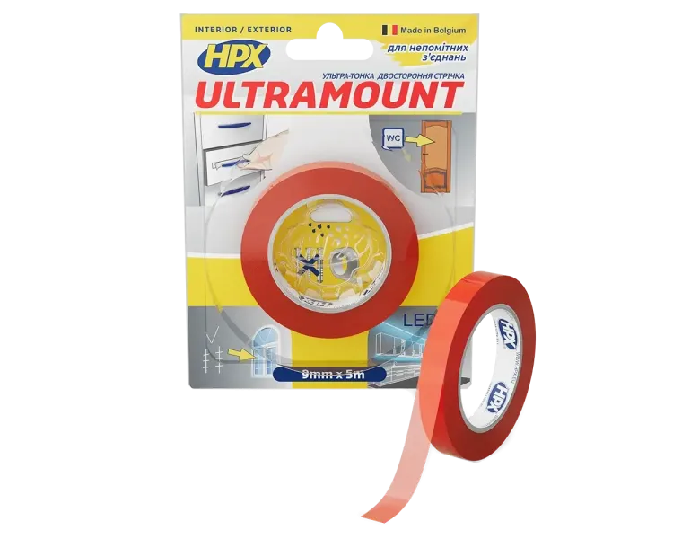 HPX UM0905 ULTRA MOUNT 9мм х 5м Стрічка двохстороння