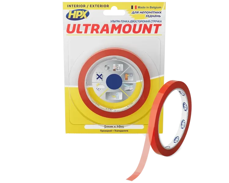 HPX UM0910 ULTRA MOUNT 9мм х 10м Стрічка двохстороння