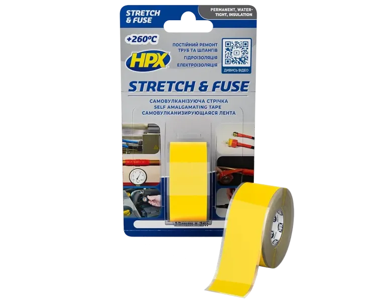 HPX SG2503 Stretch&Fuse 25мм х 3м Стрічка силіконова вулканізуюча