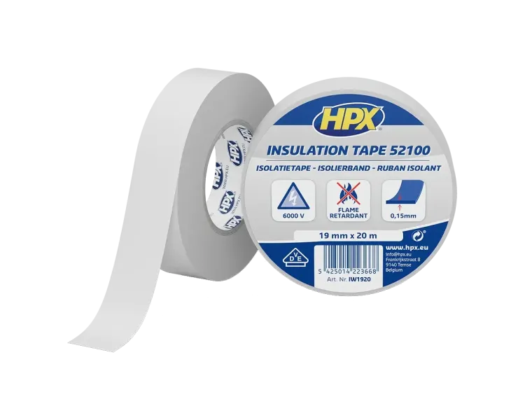HPX IW1920 HPX52100 19мм х 20м Стрічка ПВХ ізоляційна