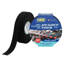 HPX TP1910 19мм х 25м Стрічка для жгутування та захисту кабелів