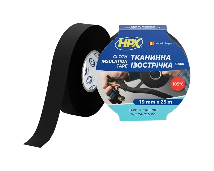 HPX LI1925 19мм х 25м Стрічка тканинна ізоляційна