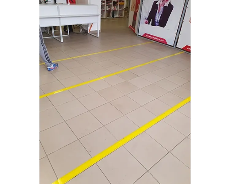 HPX LB5033 Lane Marking Tape 50мм x 33м Стрічка самоклеюча для маркування підлоги