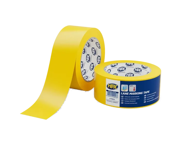 HPX LY5033 Lane Marking Tape 50мм x 33м Стрічка самоклеюча для маркування підлоги
