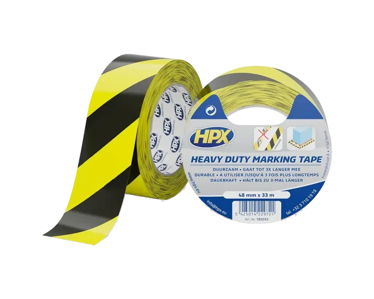 HPX TB5033 HEAVY DUTY 48мм х 33м Стрічка для розмітки