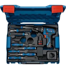 Bosch Professional (060186810R) Набір ручних інструментів з шуруповертом