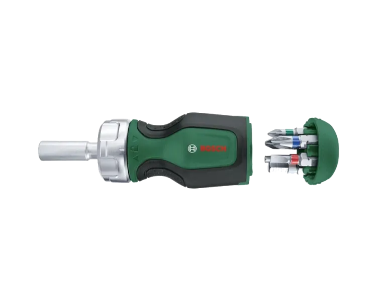 Bosch Stubby (1600A027PK) з тріскачкою + 6 біт Викрутка