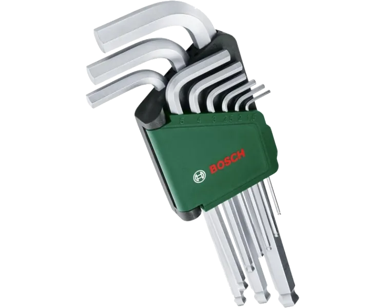 Bosch (1600A02BX9) 9 шт 1.5-10 мм Набір шестигранних ключів