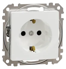 Schneider Electric Sedna Design & Elements SDD111022 з заземлення та шторками Розетка