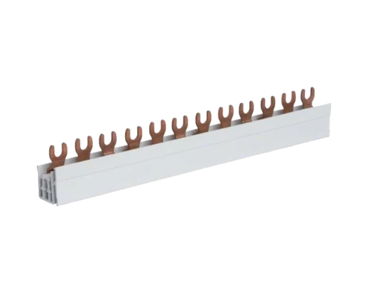 Hager KDN363A 3-полюсна на 12 мод 10mm2 Шина вилкова