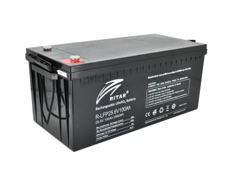 Ritar R-LFP25.6V100Ah 25.6В 2.56кВт•год 100А Літієва акумуляторна батарея