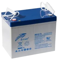 RITAR DG12-75 12V 75Ah Аккумуляторная батарея