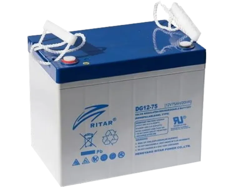 RITAR DG12-75 12V 75Ah Аккумуляторная батарея