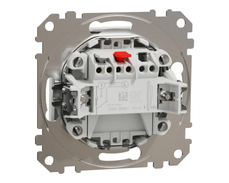Schneider Electric SDD111101 Sedna Design & Elements 1-клавішний алюміній Вимикач