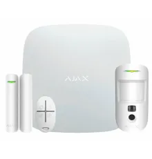 Ajax StarterKit Cam Plus HDR ECG (8EU) UA white Комплект