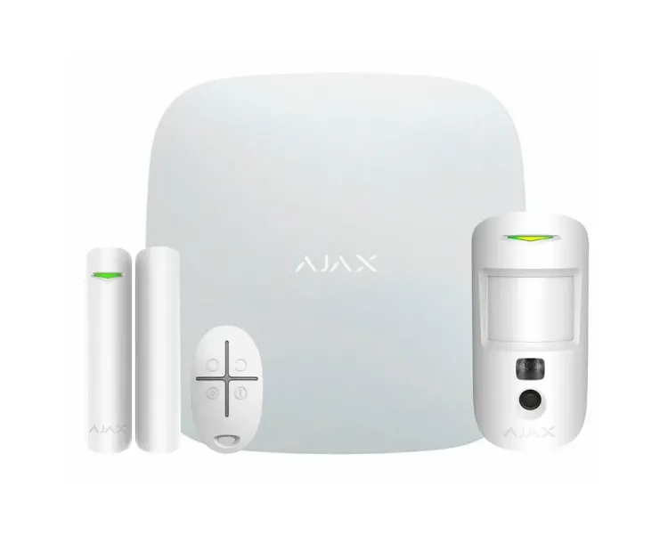 Ajax StarterKit Cam Plus HDR ECG (8EU) UA white Комплект