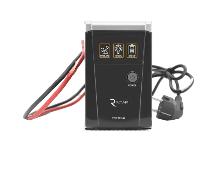Ritar RTSW-600 LED 600ВA 12В з правильною синусоїдою Джерело безперебійного живлення під акумулятор