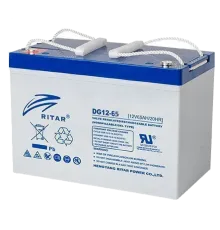 RITAR DG12-65 65A•год 12В гелева Свинцево-кислотна акумуляторна батарея