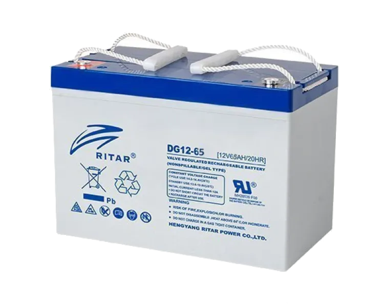 RITAR DG12-65 65A•год 12В гелева Свинцево-кислотна акумуляторна батарея
