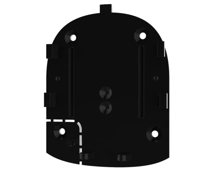 Smartbracket Ajax Hub black Частина пластикового корпусу