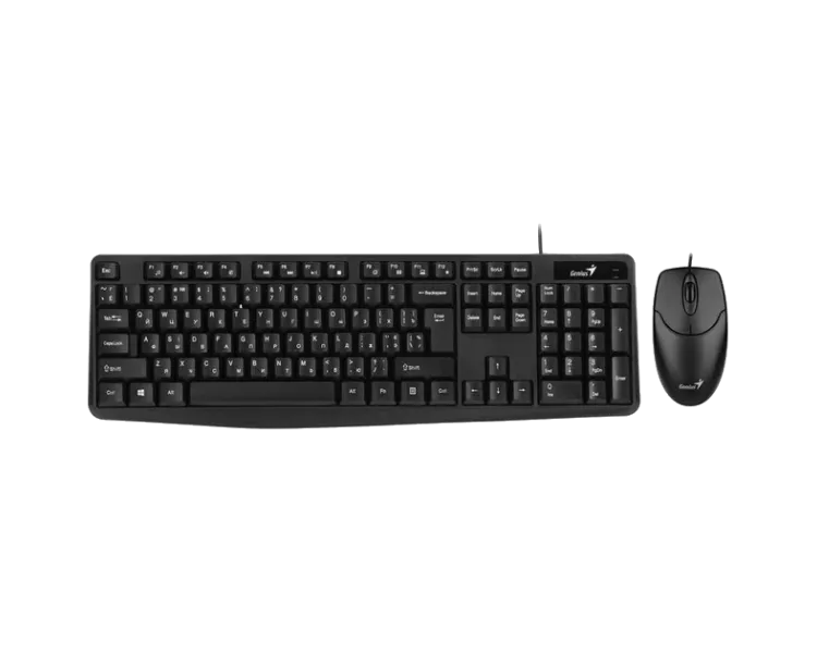 Genius KM-170 Black Ukr (31330006409) Комплект (клавіатура + миша)