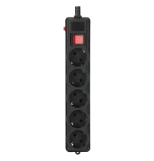 Gembird SPG5-G-15B-PRO 4.5 м кабель 5 розеток Мережевий фільтр