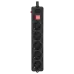 Gembird SPG5-G-15B-PRO 4.5 м кабель 5 розеток Мережевий фільтр