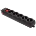 Gembird SPG5-G-15B-PRO 4.5 м кабель 5 розеток Мережевий фільтр
